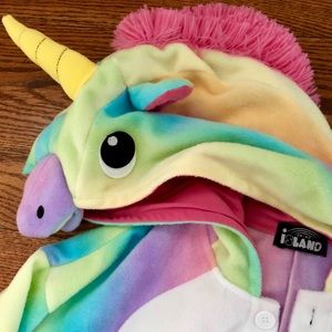 Rainbow Unicorn Onesie Costume  濾